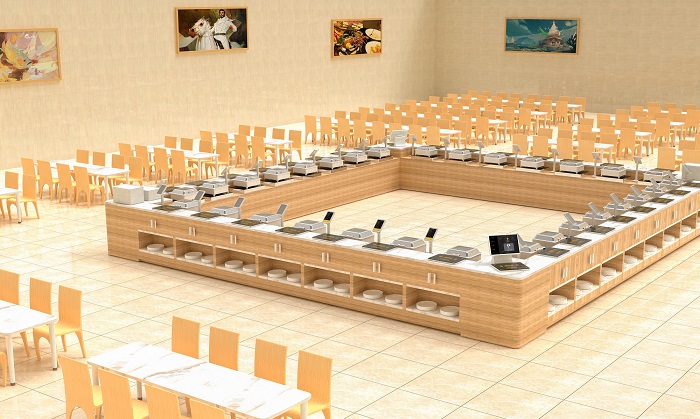 自助餐智能稱(chēng)重結(jié)算場(chǎng)景